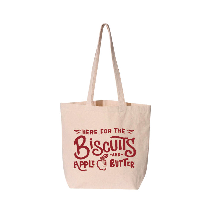 Lucille's Biscuit Tote - White