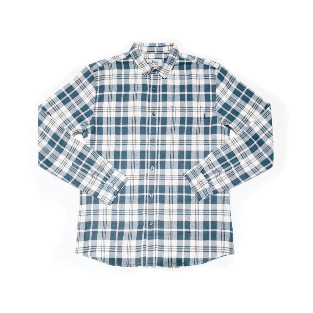 ABDS FLANNEL BLUE/WHITE - Anderson Bros Design and Supply
