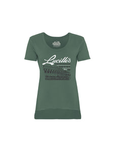 ILLUSTRATION WOMEN TEE- (GREEN) - Anderson Bros Design and Supply