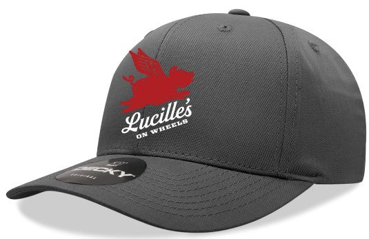 Lucille's on Wheels Hat - Charcoal